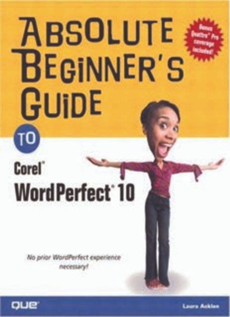 Absolute beginners guide to corel wordperfect 10. - Chateaubriand; ou, l'obsession de la pureté.
